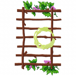 Garden Barriers Embroidery Design 3